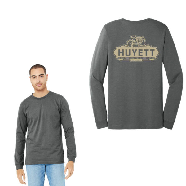 BELLA+CANVAS® Unisex Heather CVC Long Sleeve Tee - Image 3