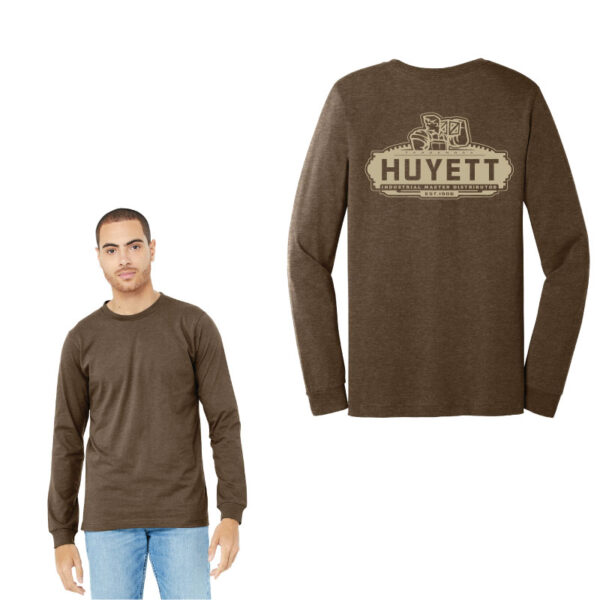BELLA+CANVAS® Unisex Heather CVC Long Sleeve Tee - Image 4