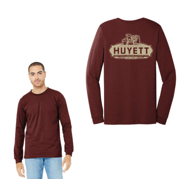 BELLA+CANVAS® Unisex Heather CVC Long Sleeve Tee - Image 5