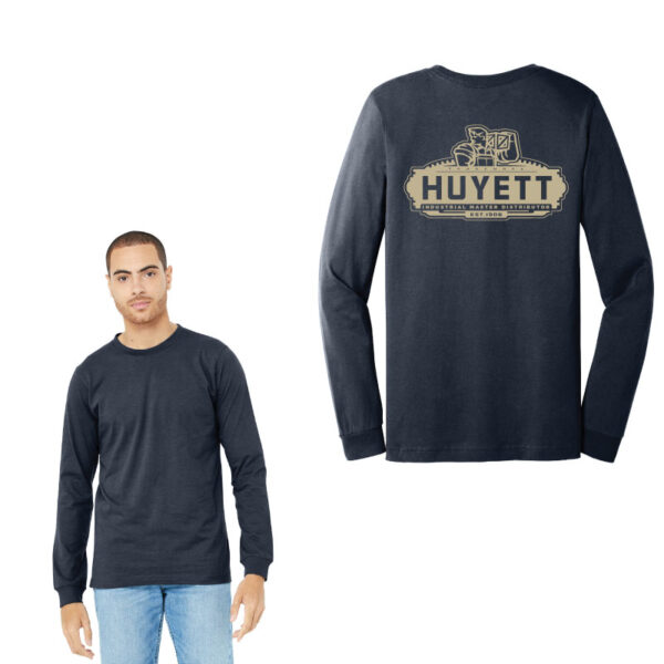 BELLA+CANVAS® Unisex Heather CVC Long Sleeve Tee - Image 12