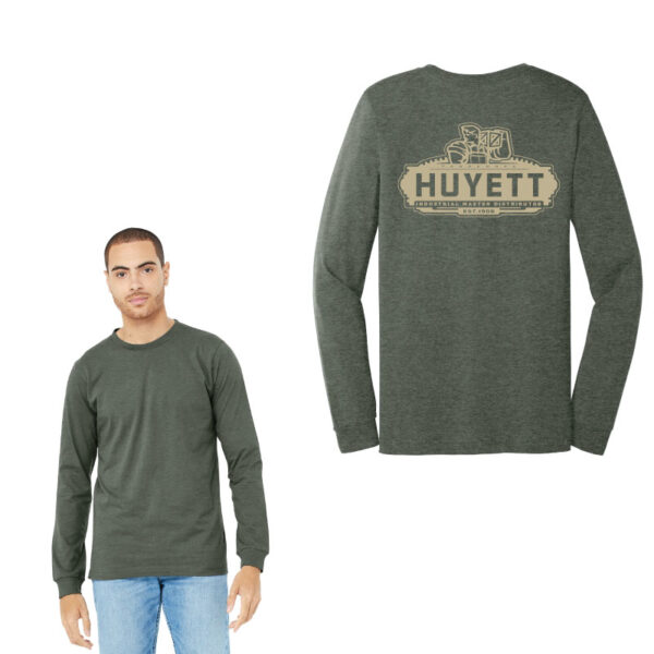 BELLA+CANVAS® Unisex Heather CVC Long Sleeve Tee - Image 13