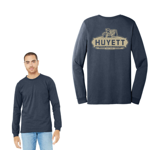 BELLA+CANVAS® Unisex Heather CVC Long Sleeve Tee - Image 16