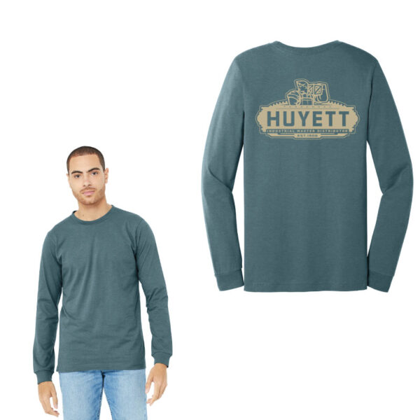 BELLA+CANVAS® Unisex Heather CVC Long Sleeve Tee - Image 19